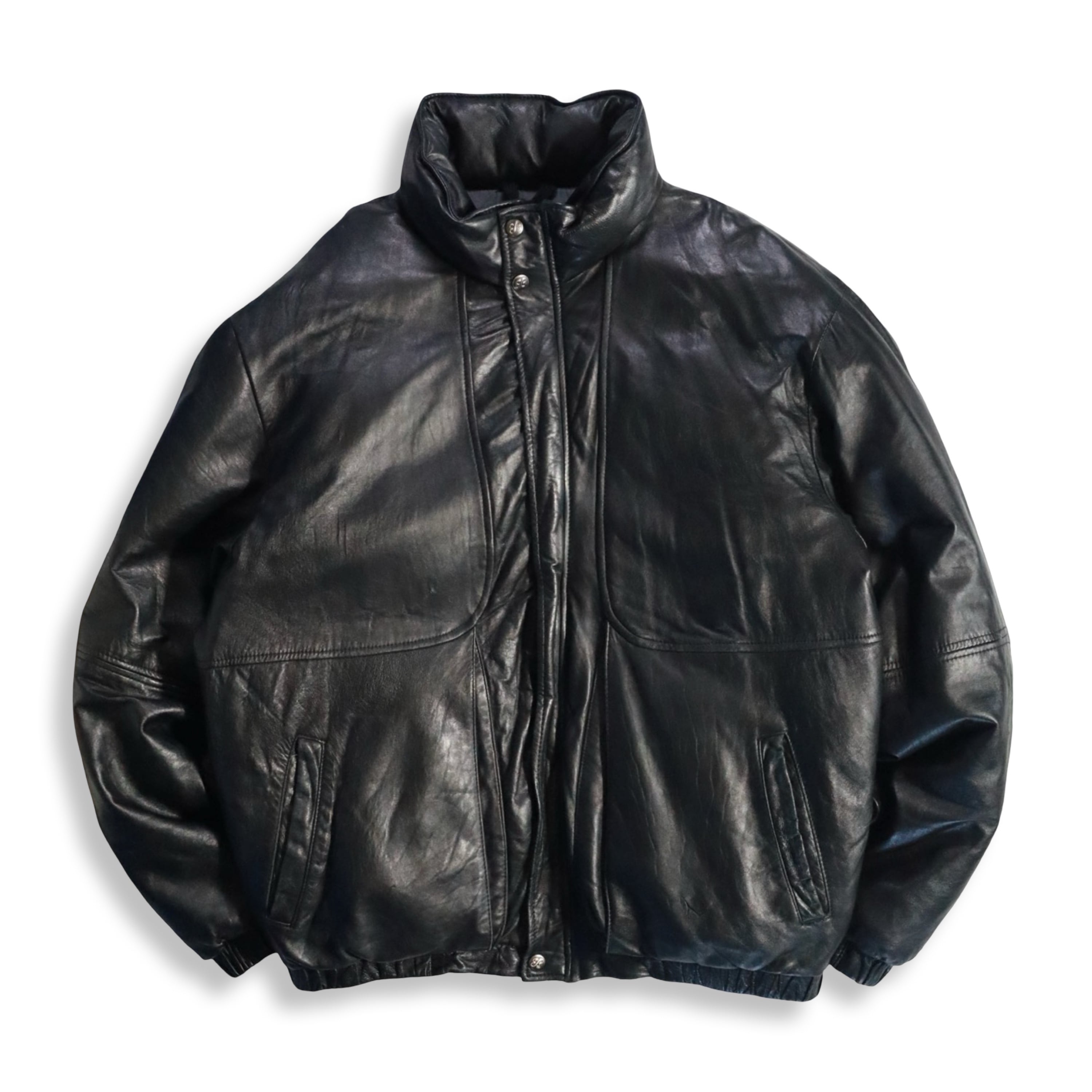 Eddie Bauer Leather Down Jacket