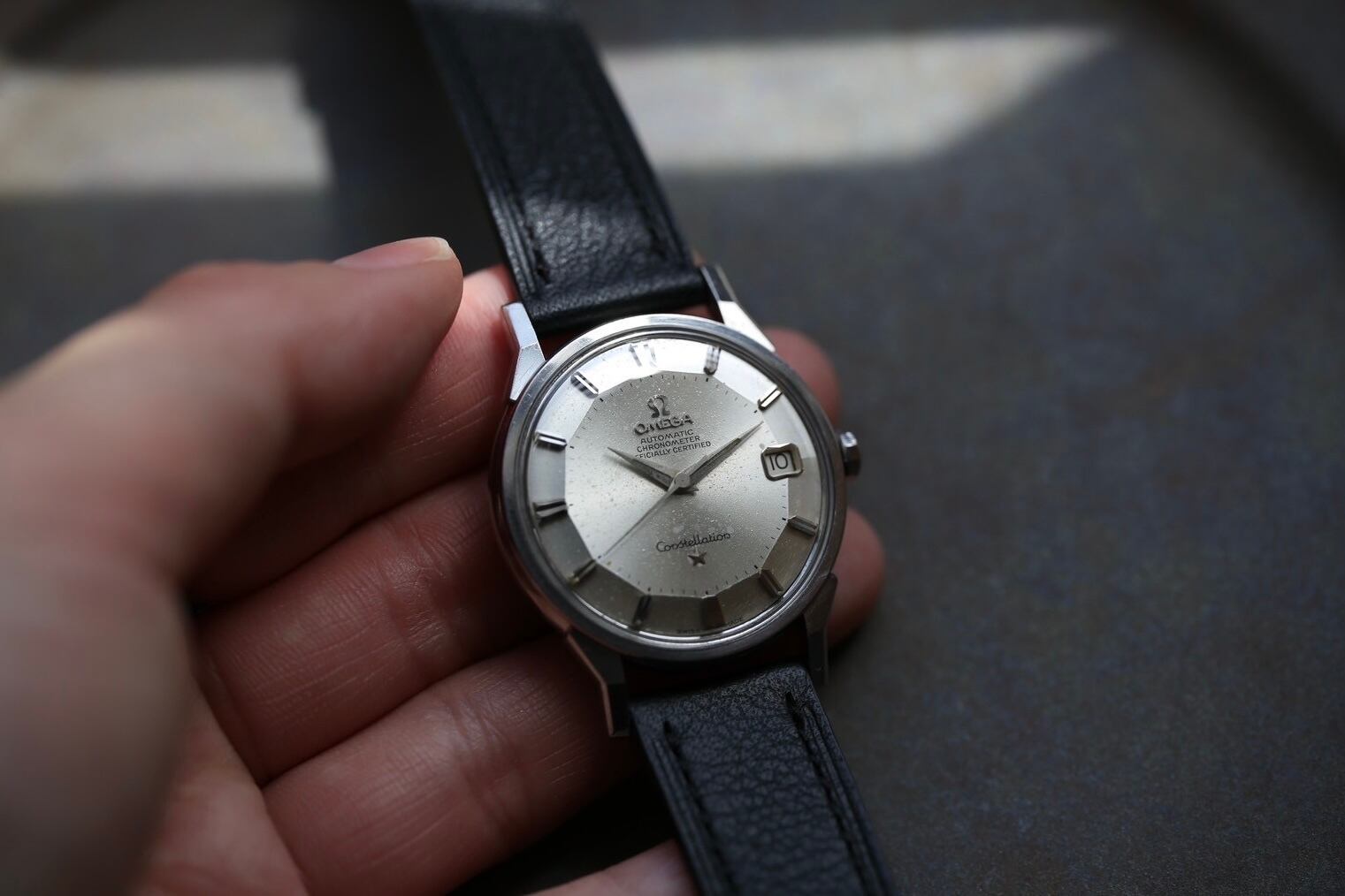 OMEGA】 1962年製 オメガ コンステレーション 12角 デイト バレット
