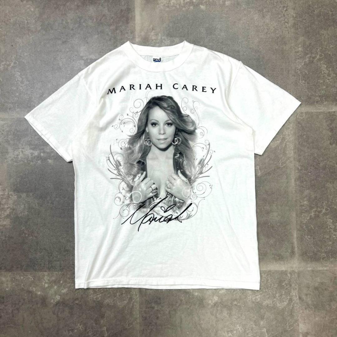 マライア・キャリー 半袖 Tシャツ L ホワイト Mariah Carey 2010 ...