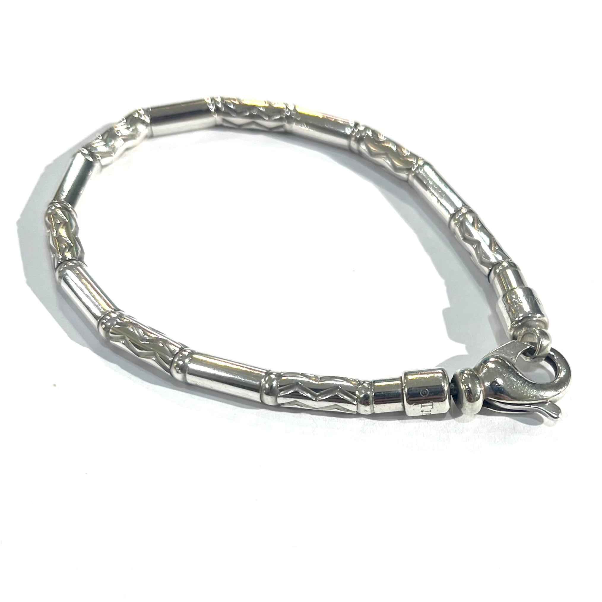 希少【TIFFANY&CO.】2924 German ZigZagブレスレット幾何学 シルバー
