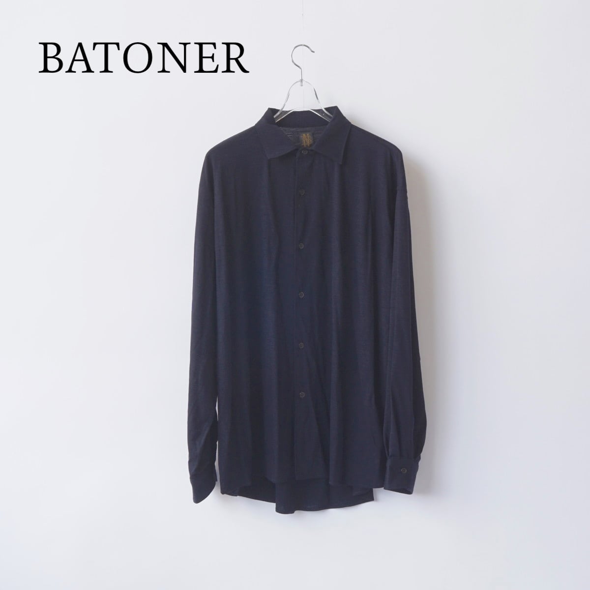 BATONER/バトナー・REGULAR COLLAR MERIYASU SHIRT | a flat shop