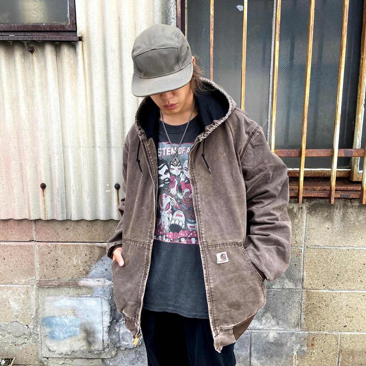 90年代 カーハート アクティブパーカー ワークジャケット メンズ2XL相当 古着 90s ヴィンテージ ビンテージ Carhartt ダック地  ブラウン 茶色 ビッグサイズ 大きいサイズ【ワークジャケット】【AL2110】 | cave 古着屋【公式】古着通販サイト powered by  BASE