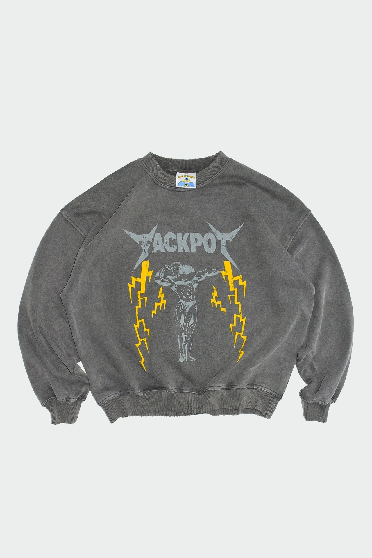 ヴィンテージグラフィックトレーナー　グレー