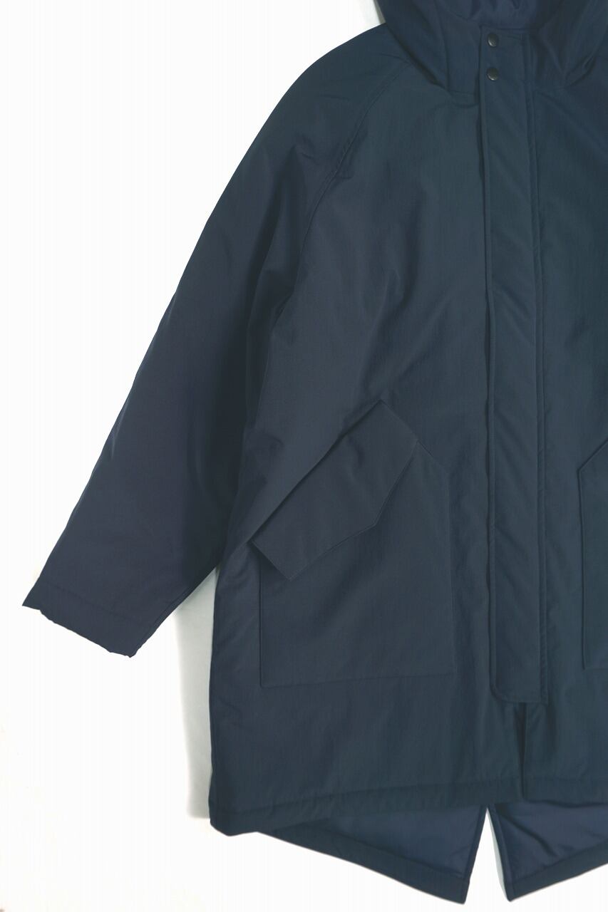 Nylon Padded Hoodie Coat