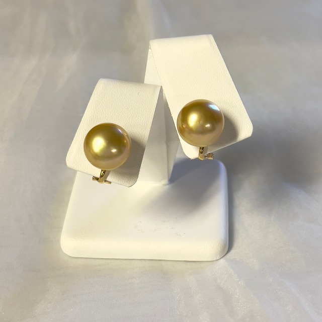 Golden South Sea Pearl Earrings 1