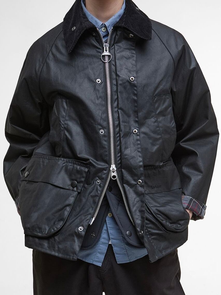 Barbour / 【BEDALE】Waxed Jacket Oversized Fit / BLACK | 【FLAGS