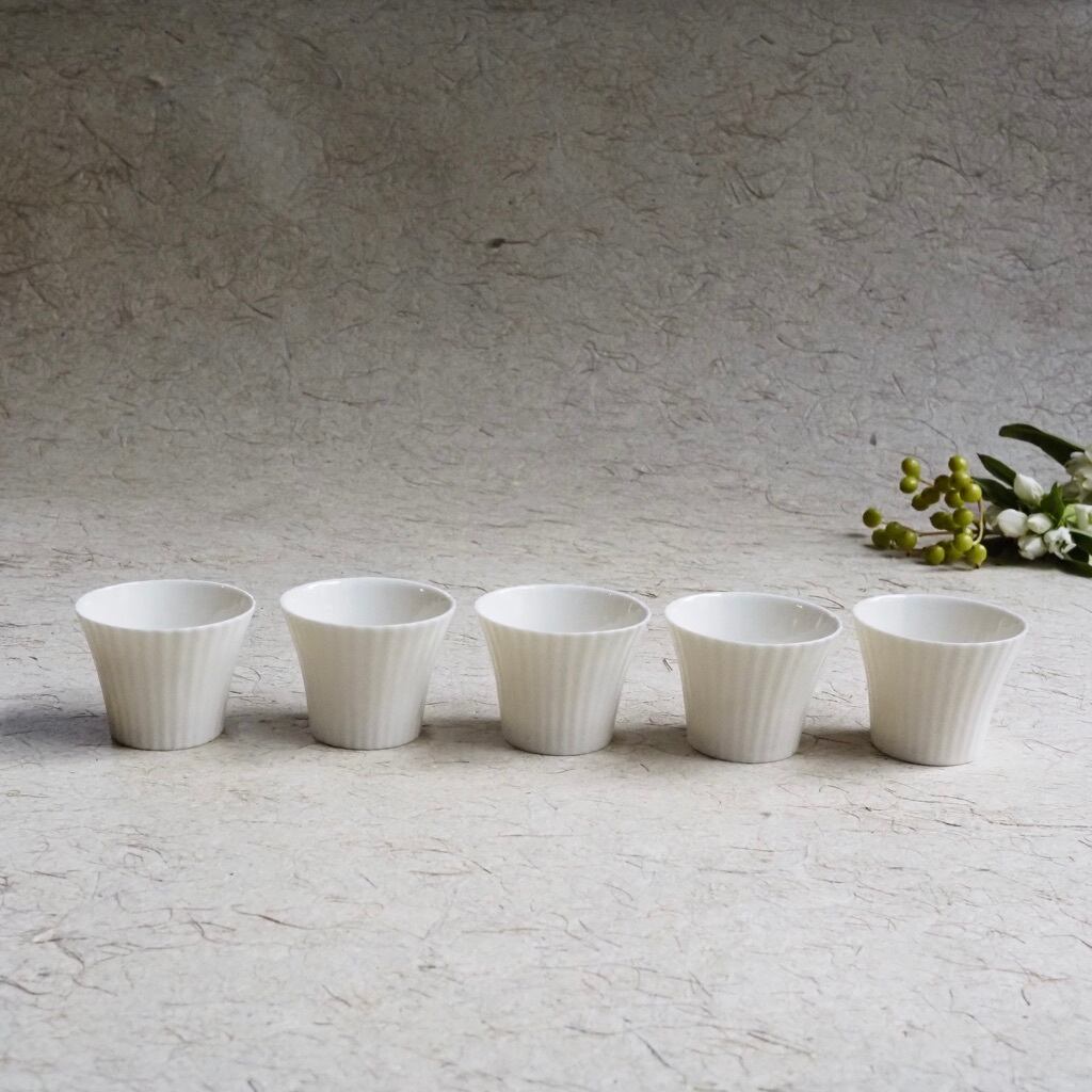 色原 昌希/白磁 リンカ茶杯