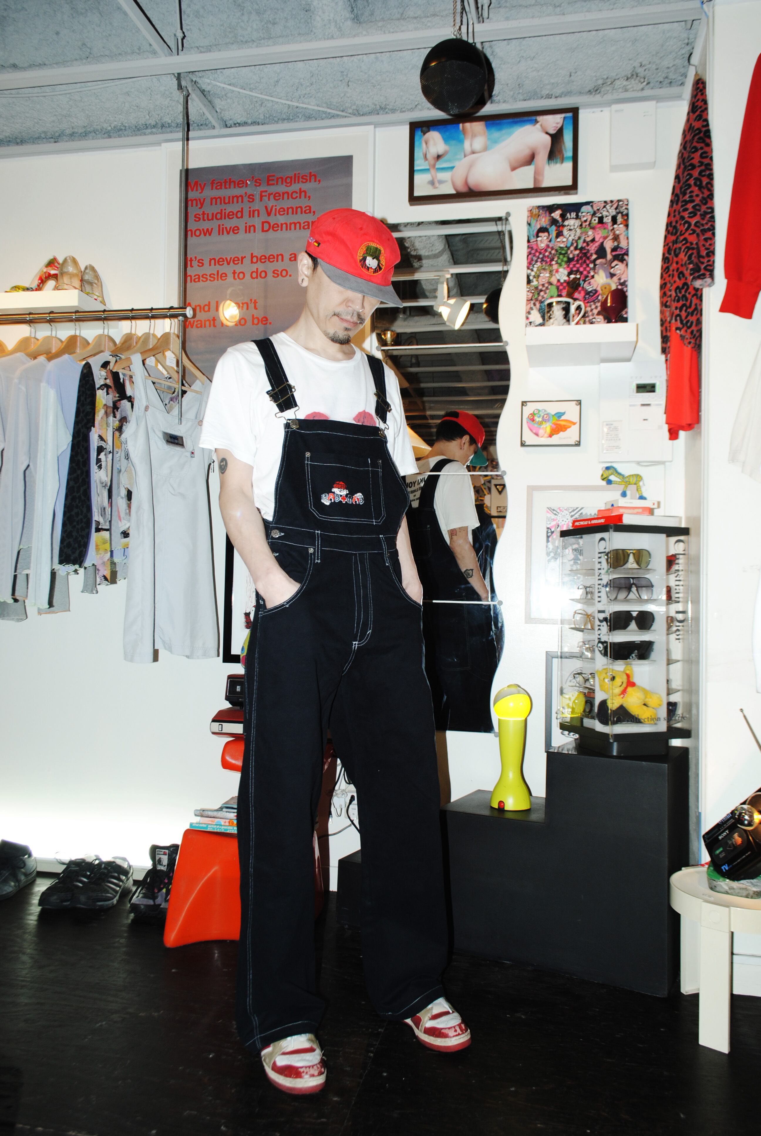 オーバーオール euro vintage 80s 90s BAD+MAD』90s vintage overall | excube.e_shop
