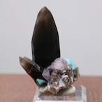 スモーキークォーツ / アマゾナイト / フローライト【Smoky Quartz with Amazonite & Fluorite】アメリカ産