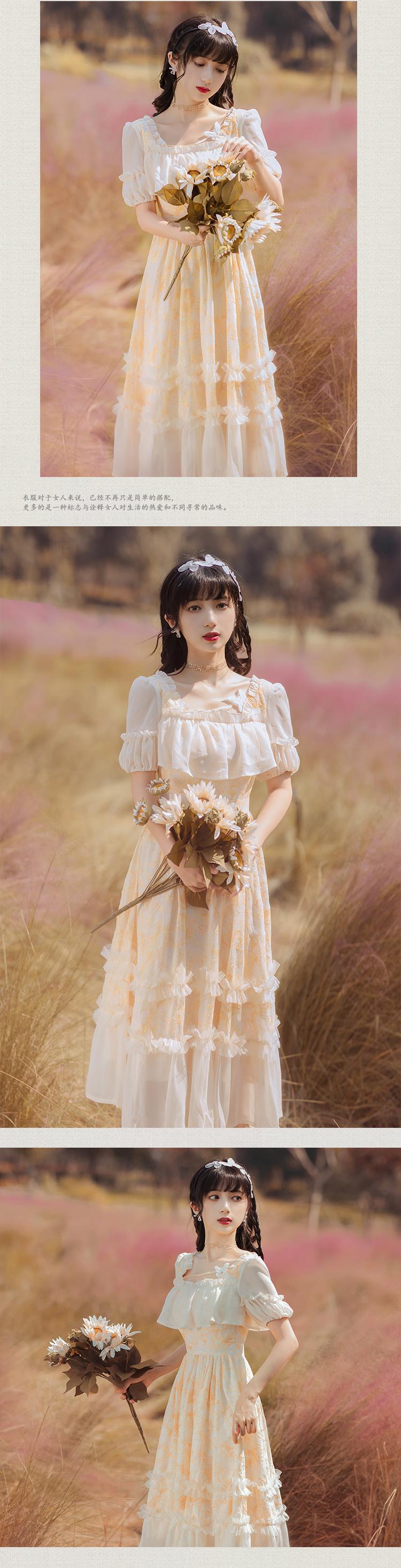 ♥ ヴィンテージドレス サマースタイル 大人ガーリー スウィート