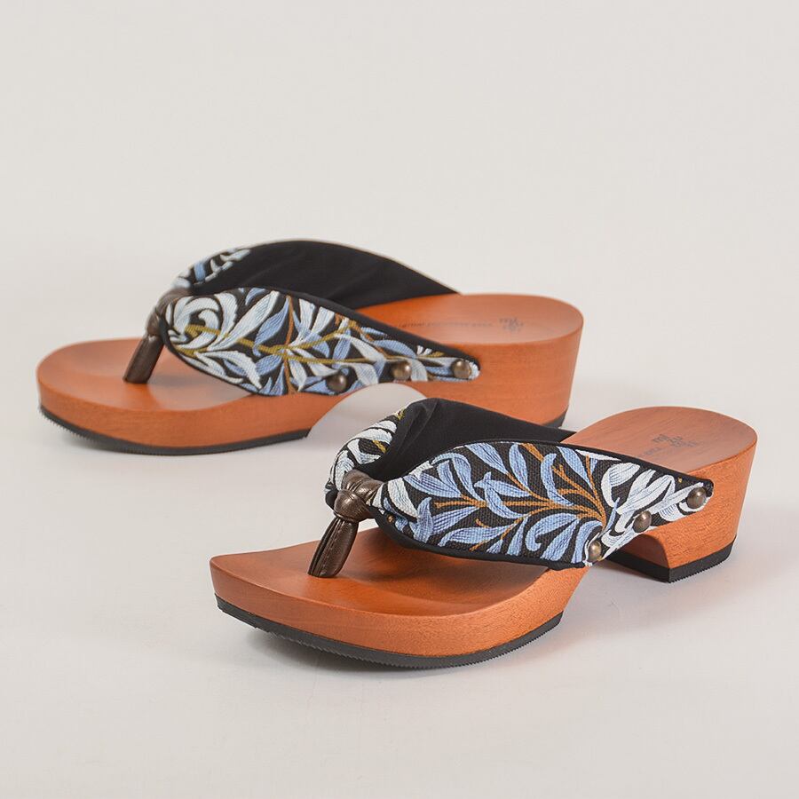 水鳥工業 hitete スタンダード 4.5cmヒール KT-57 夢椿/紺