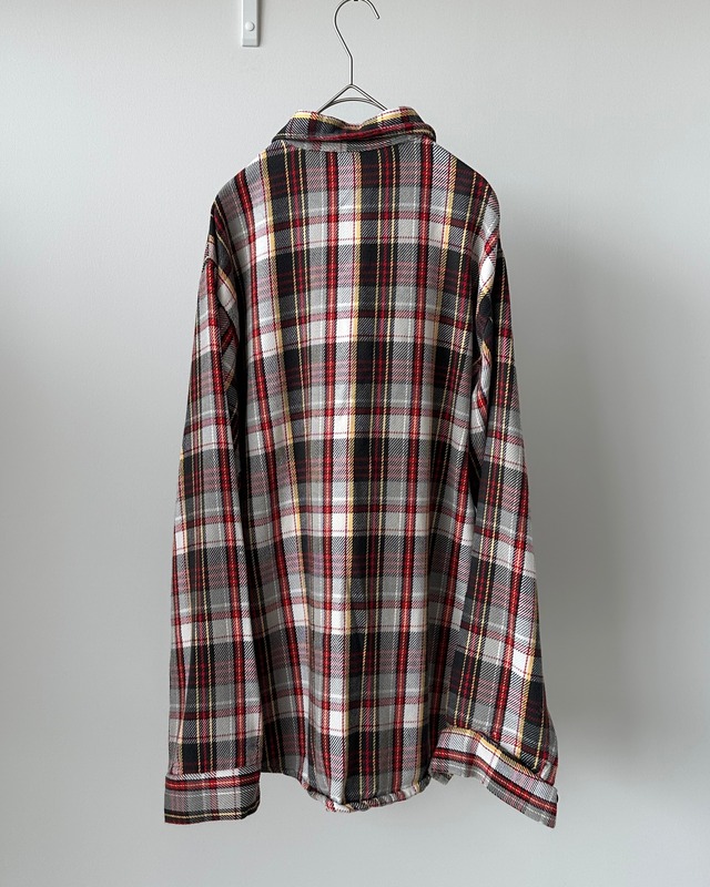 -Sears- Vintage 80-90s XL Flannel Check Shirt