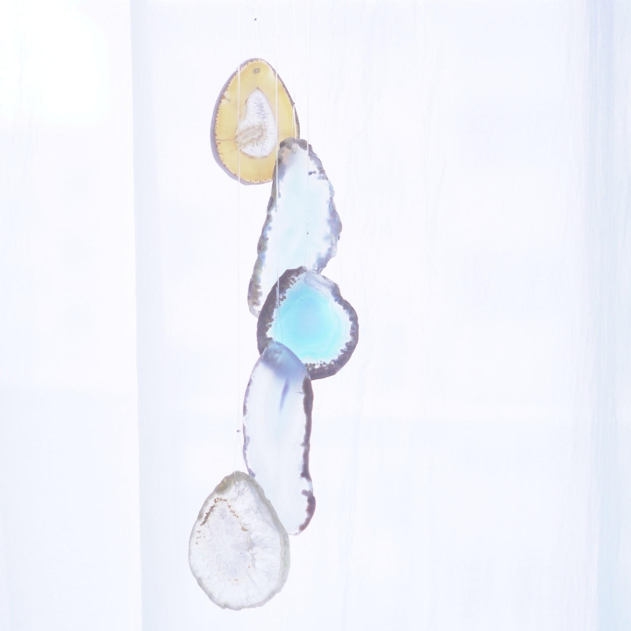 Snow Lake - アゲートヒーリングチャイム / Agate Sun Catcher Wind Chime 425