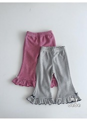 韓国子供服 / 26winter / my bebe / プチ切り替えパンツ / キッズ / 冬服 *XS~XL*