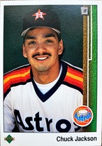 MLBカード 89UPPERDECK Chuck Jackson #323 ASTROS