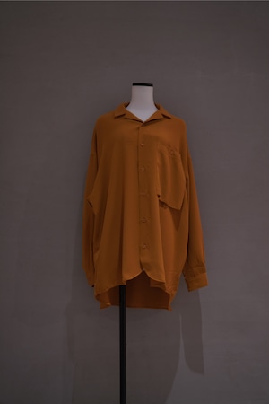 INTERPLAY  Open color  shirt   mustard yellow