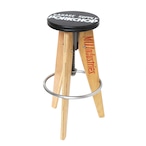 ADJUSTABLE PORK STOOL HIGH/BLACK