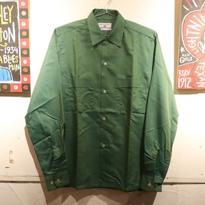 【DEAD STOCK】60s FRUIT OF THE LOOM Shirt Green