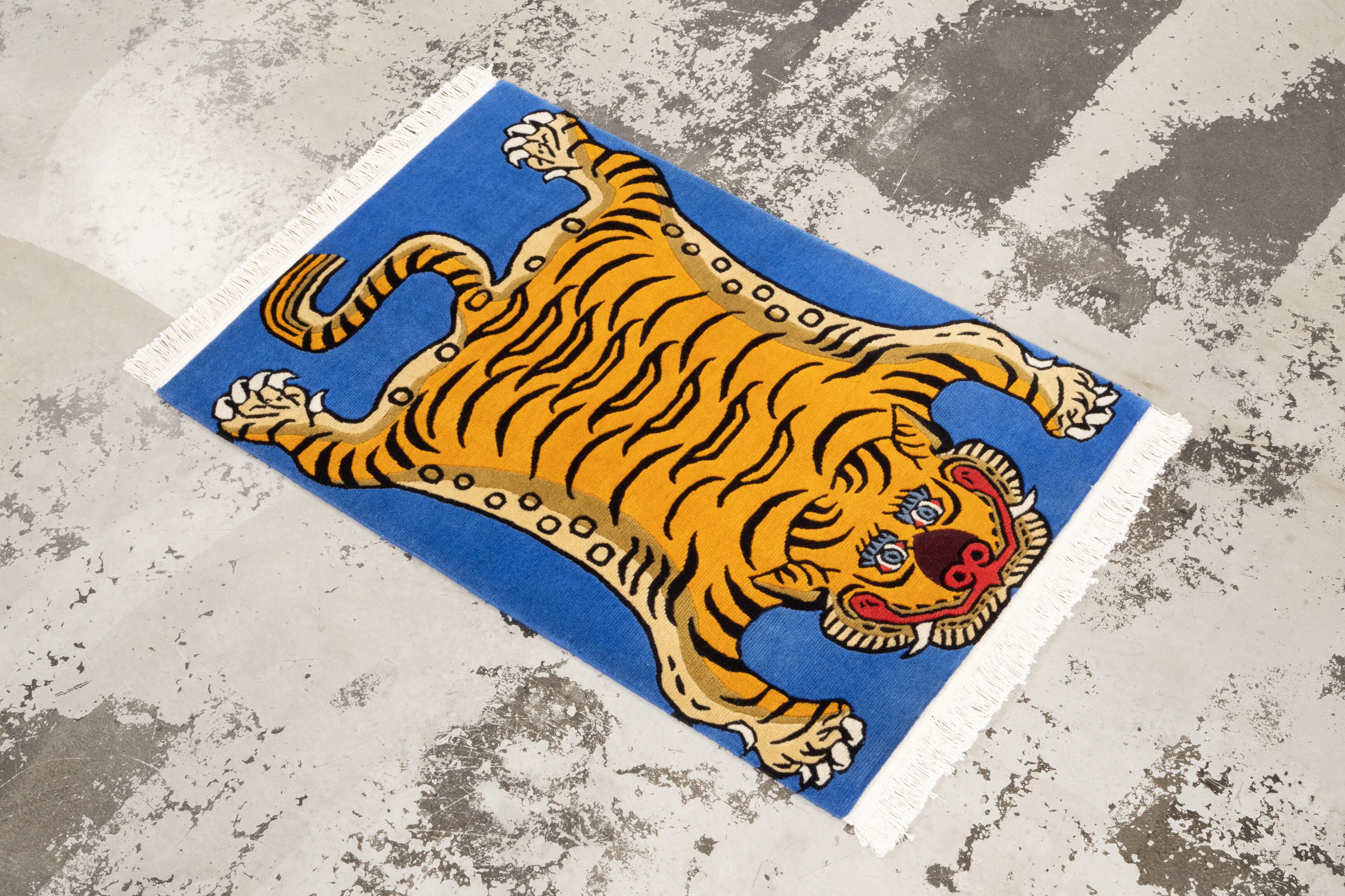 Tibetan Tiger Rug 《Sサイズ•ウール439》チベタンタイガーラグ