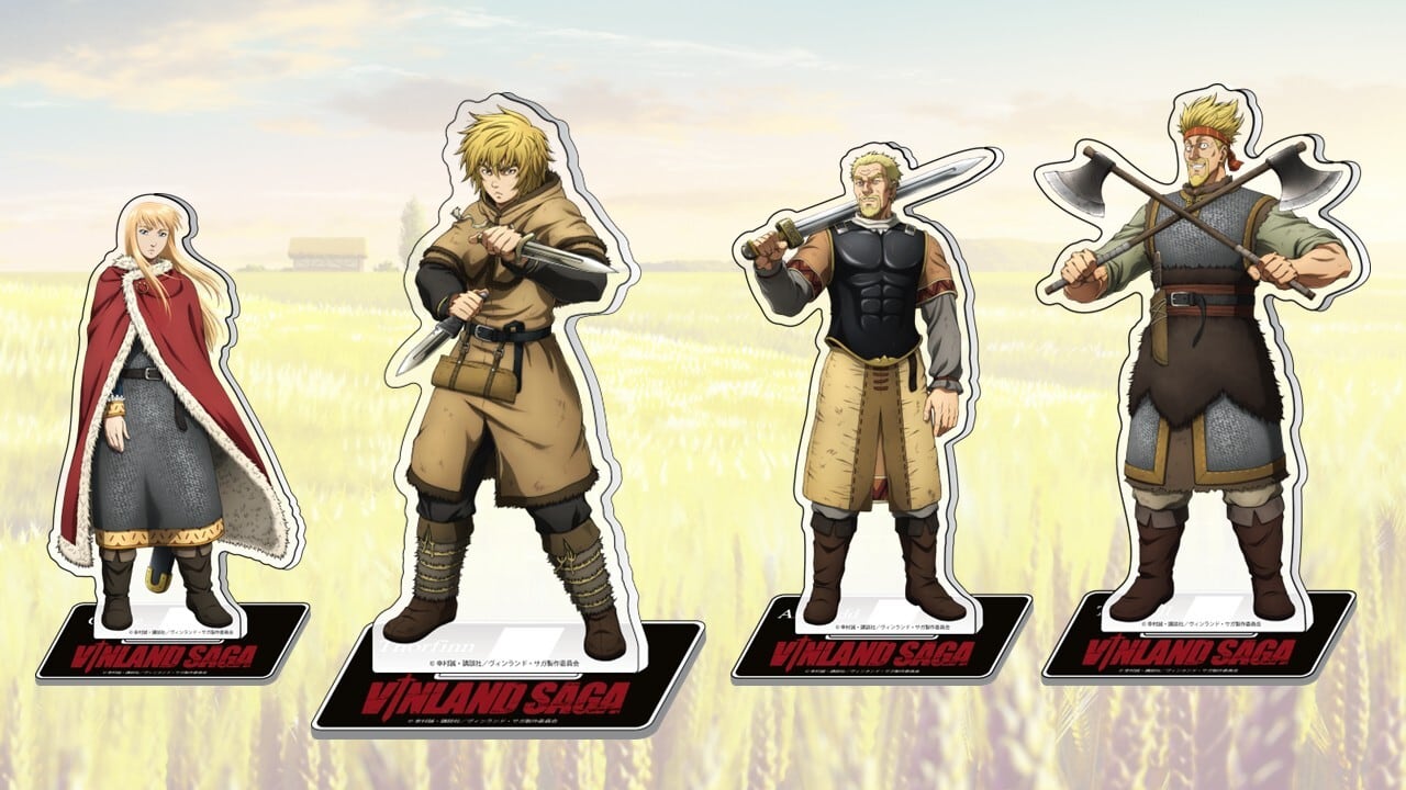 ヴィンランド サガ アクリルスタンド 3種トルフィン アシェラッド クヌート ヴィンランド・サガ】AR魔法のアクスタ 4キャラコンプリートセット