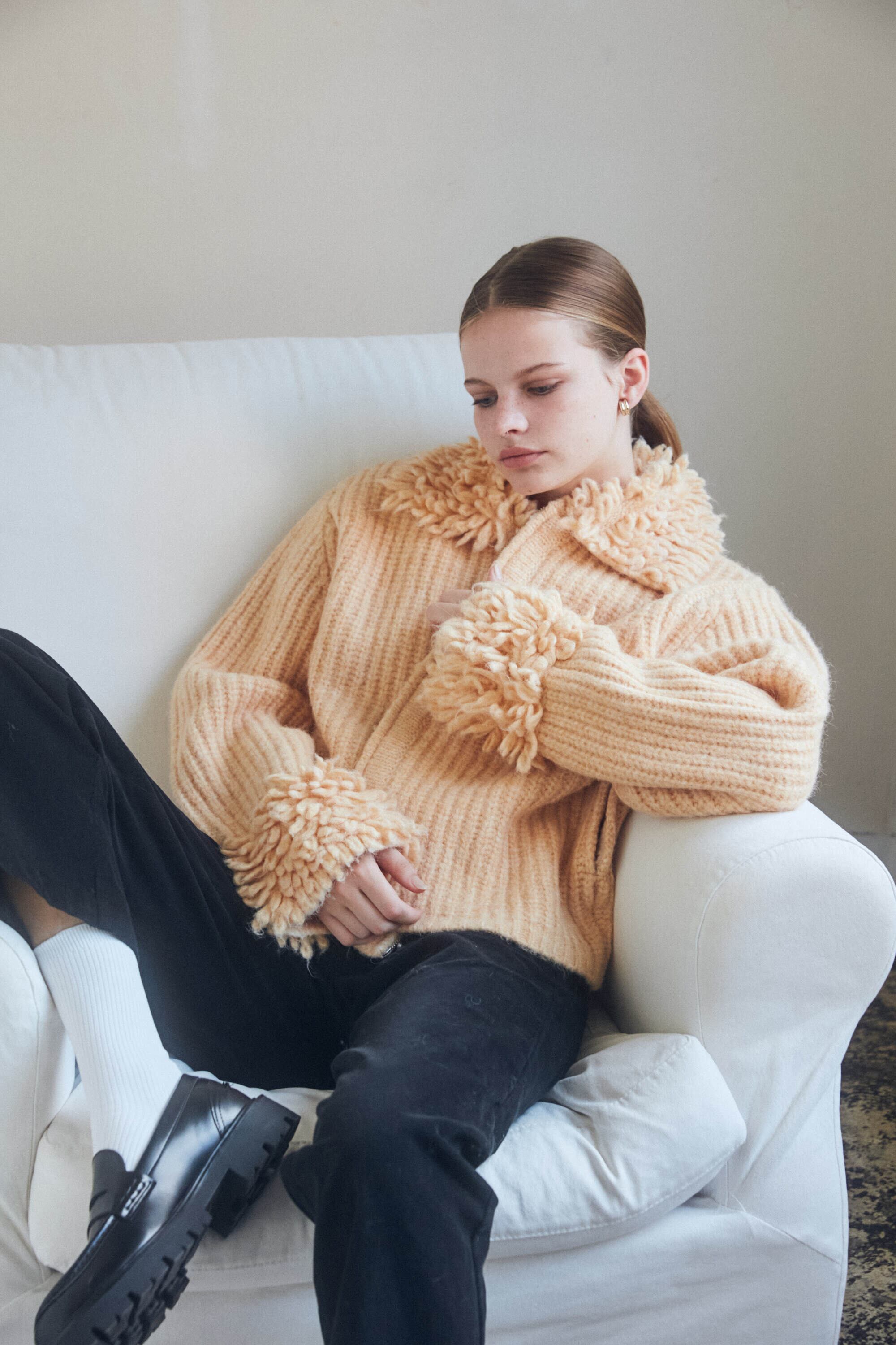 knit blouson | moose 