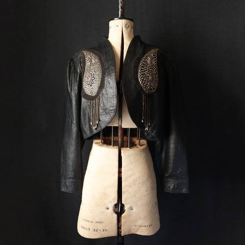 vintage black leather jacket / ブラックレザージャケット