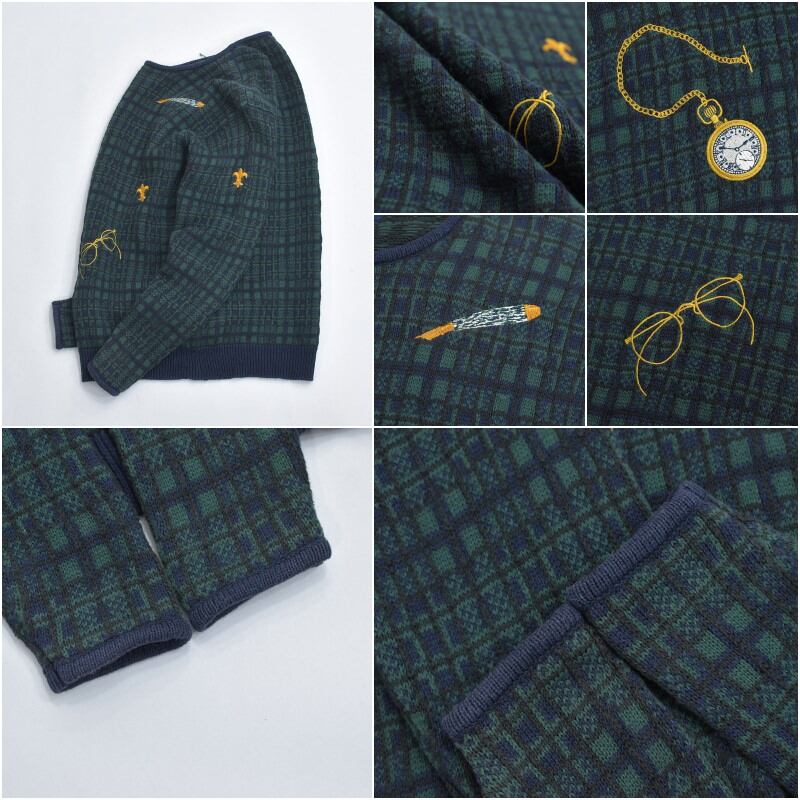 80～90s HERMAN GEIST ハーマンガイスト モチーフ刺繍 デザイン ラミー