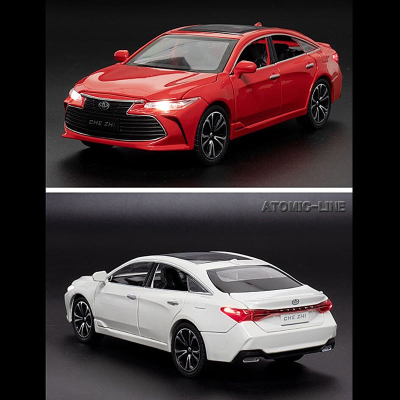 TOYOTA アバロン 1/24 ミニカー 全3色 ライト点灯 エンジンサウンド
