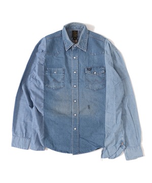 UP CYCLE SHIRTS　アップサイクルシャツ　GS2029927B　80:INDIGO　SIZE:FREE