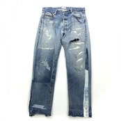 【denimPT23】再構築 デニムリメイクパンツ REMAKE DENIM PANTS