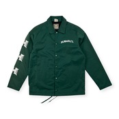 nano universe ナノユニバース HAWAII プリント カレッジ コーチジャケット サイズ S /グリーン