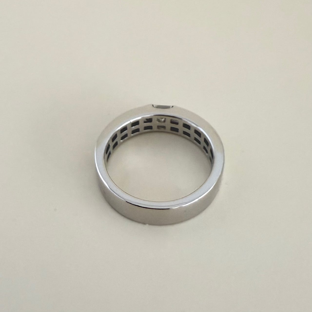 ダイヤモンド デザインリング S3 0.353 ct プラチナ チェカ 鑑定書付