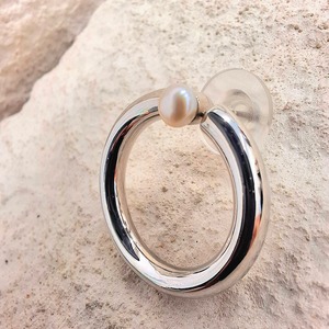 淡水パールサークルピアス”Water Pearl ”　　　　　　