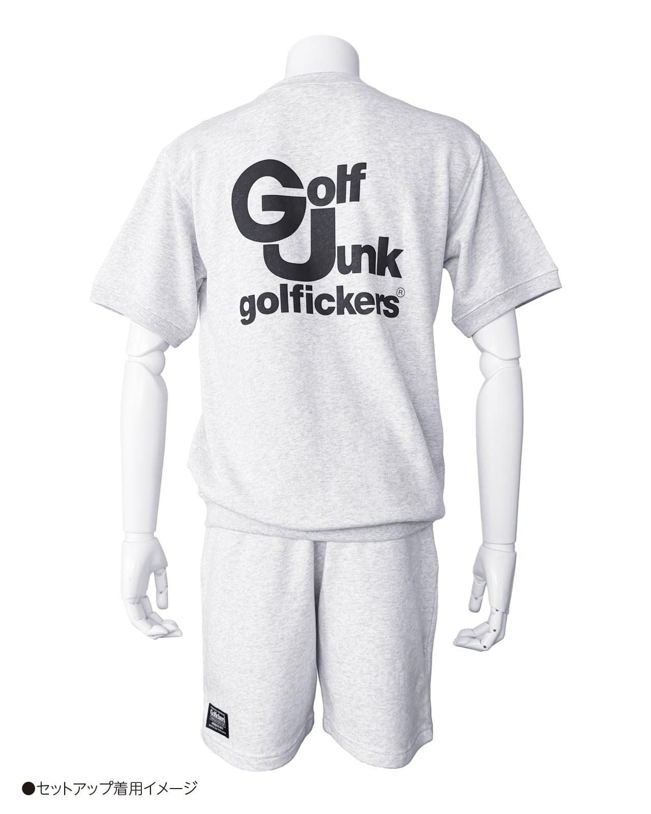 HOLE 692] 半袖スウェット -Gray- ☆予約商品 | Golfickers
