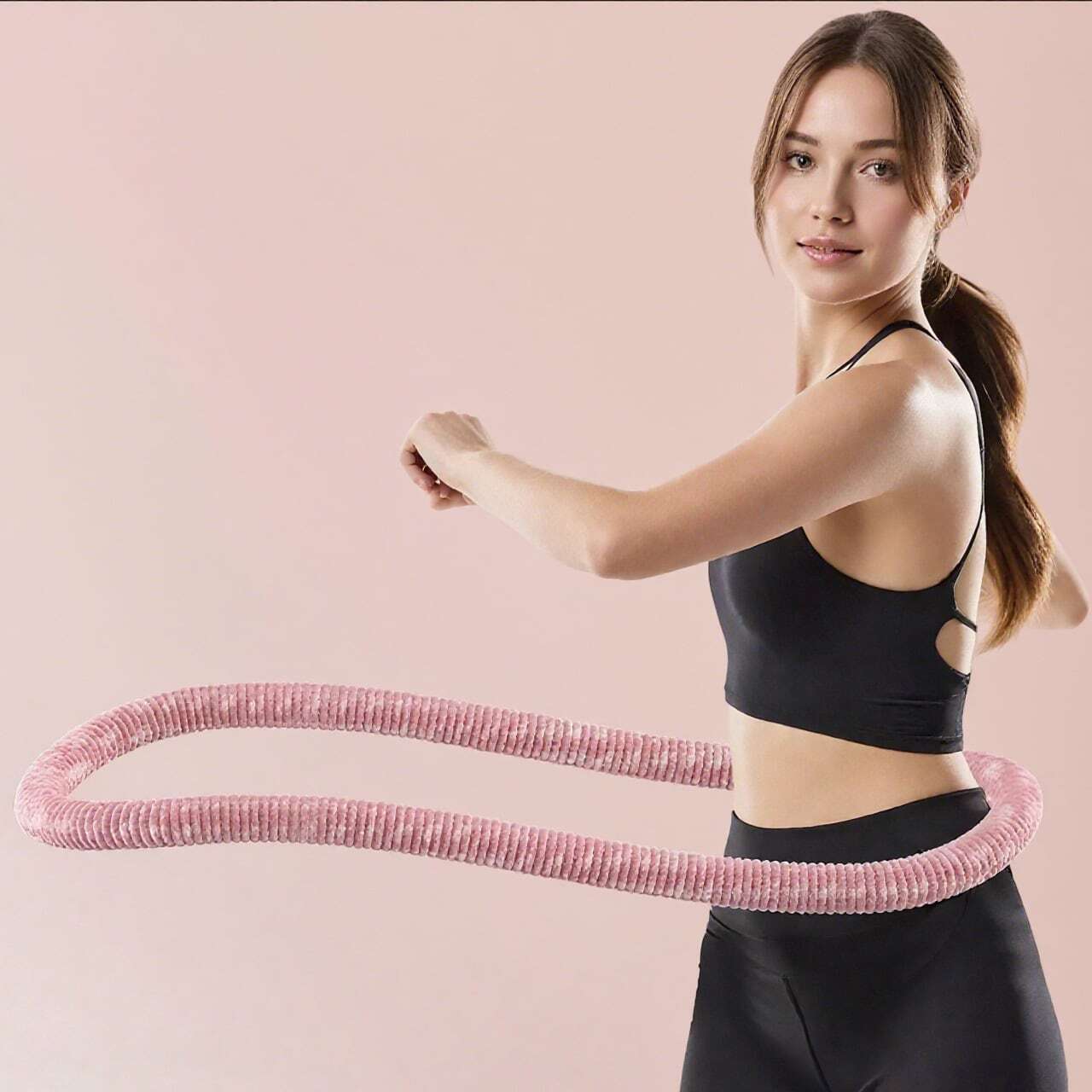 HY 301 . フィットホップ ダイエット フラフープ 折りたたみ 収納