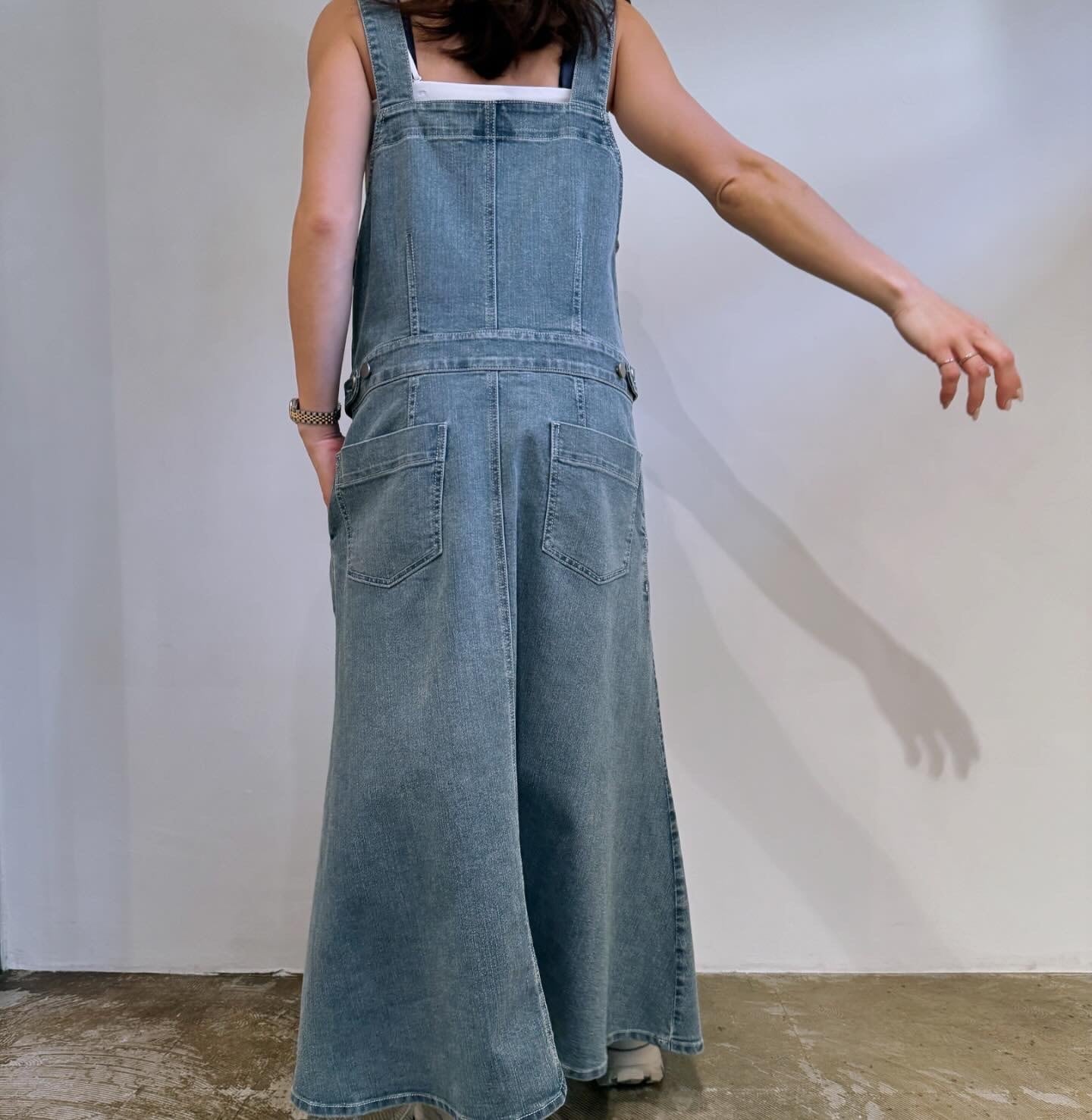 エイミーロウ eimeelaw Eimee Law デニムジージャンライクサロペット