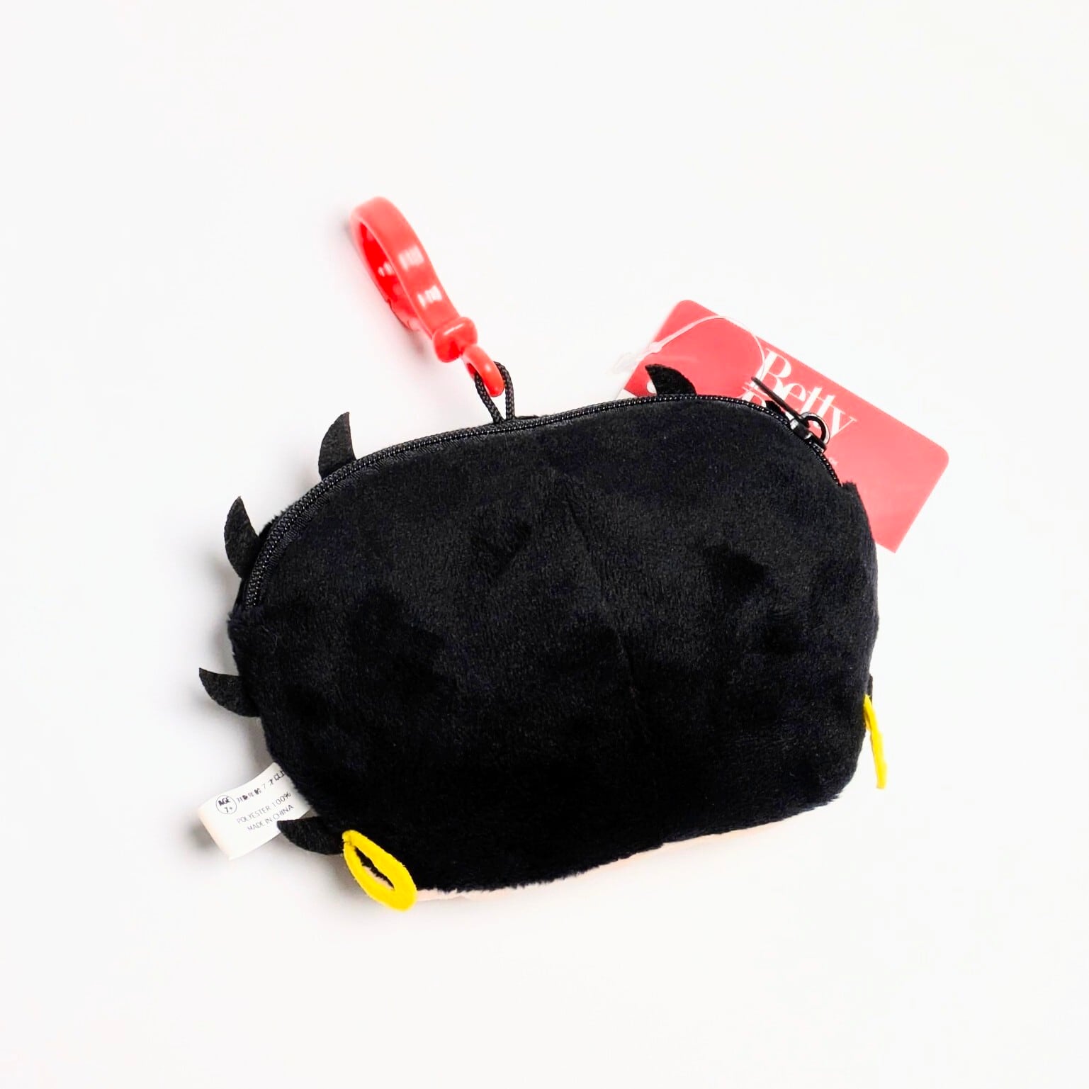 【 PLUSH COIN POUCH（ プラッシュコインポーチ ） 】フェイス型ぬいぐるみキーホルダー / 小物入れ / コインケース / コスメポーチ 〚アメリカン雑貨 アメトイ〛