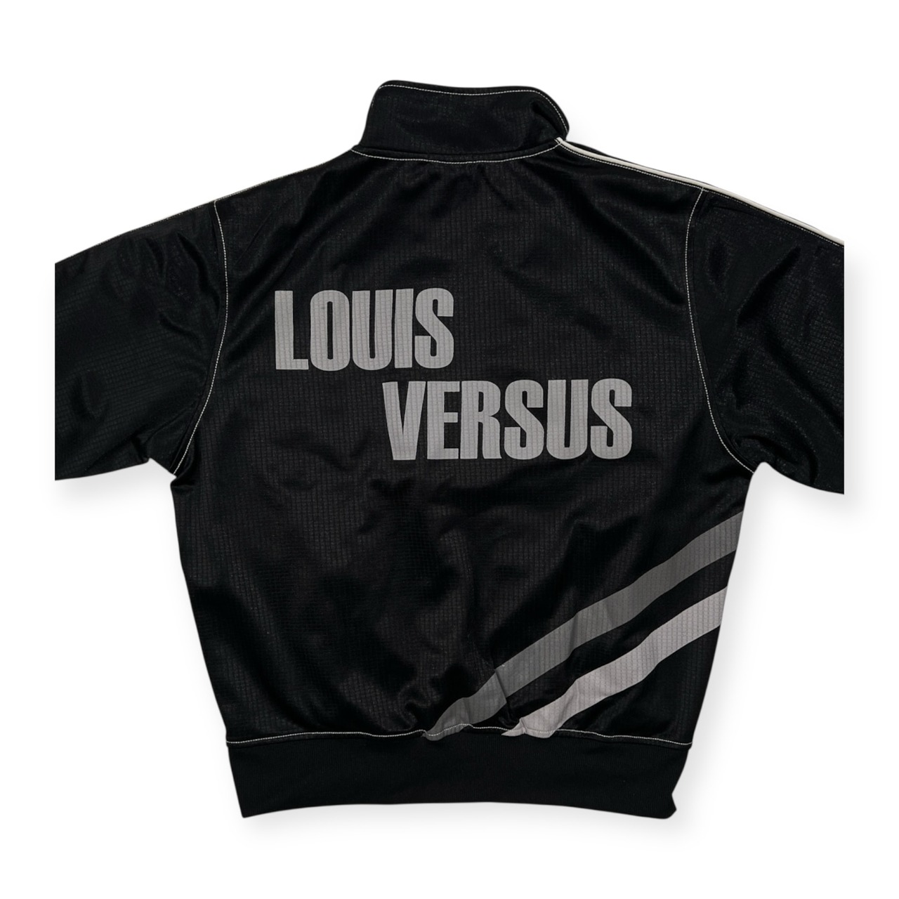 LOUIS VERSUS ルイバーサス キャラプリント トラックジャケット ジャージ サイズ L /ブラック/メンズ