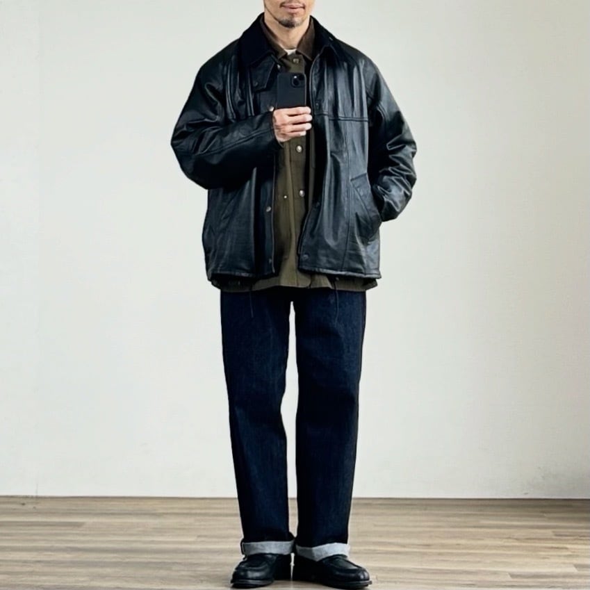 楽天市場】YOUSED ユーズド オールレザースタジアムジャンパー