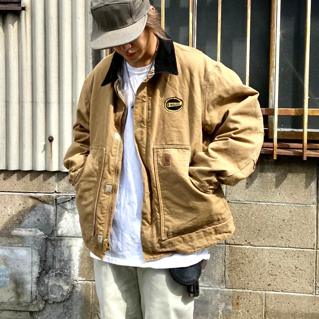 【carhartt】カーハート　トラディショナルジャケット　企業刺繍ロゴ2XL7