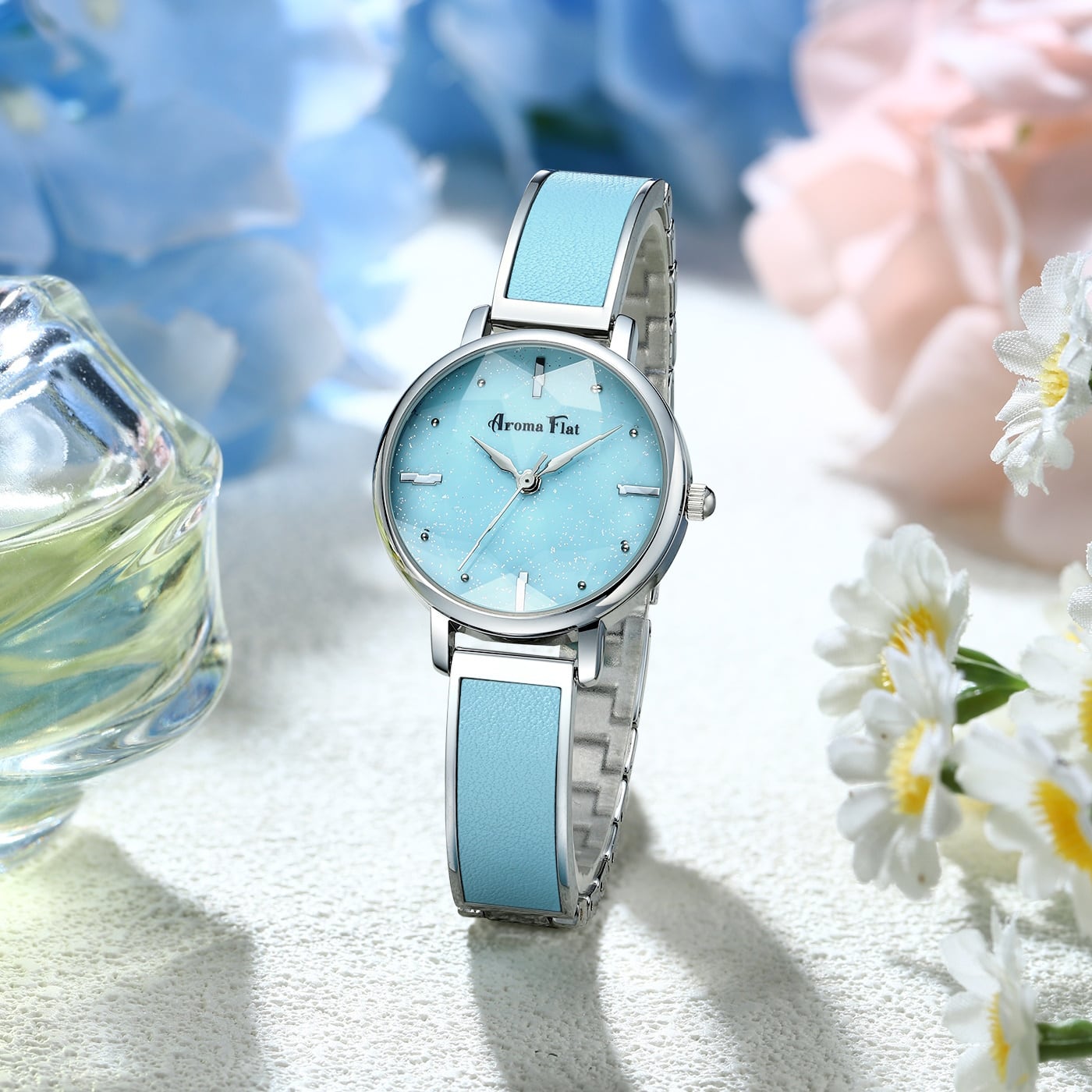 AromaFlat AF-Z1033 Scooping Star(Light Blue) 腕時計 レディース