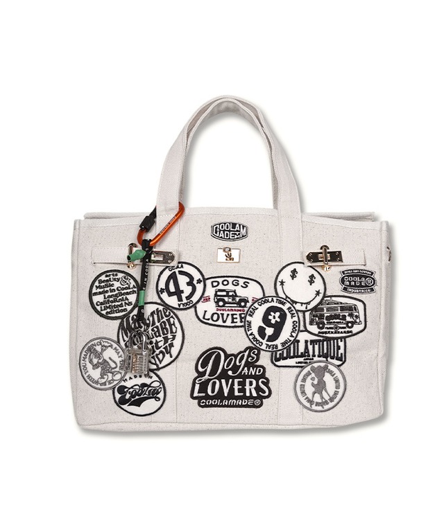 【直営限定ITEM】TYPE-D　マルチワッペンターンロックハンドバッグ　CQ-48507H