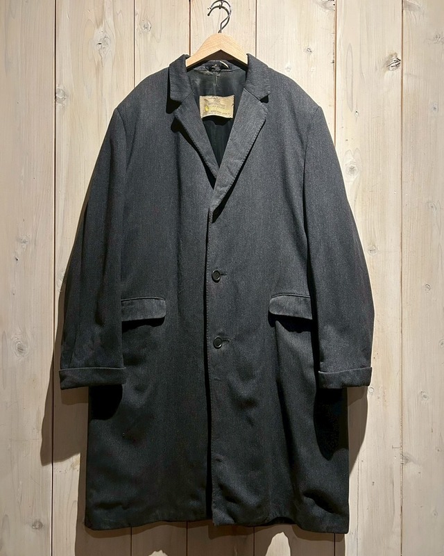 【a.k.a.C.a.k.a vintage】50's “Aquascutum” Vintage Chesterfield Coat