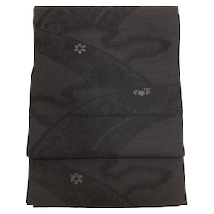 名古屋帯・喪服用・夏用・No.200701-1830・梱包サイズ60