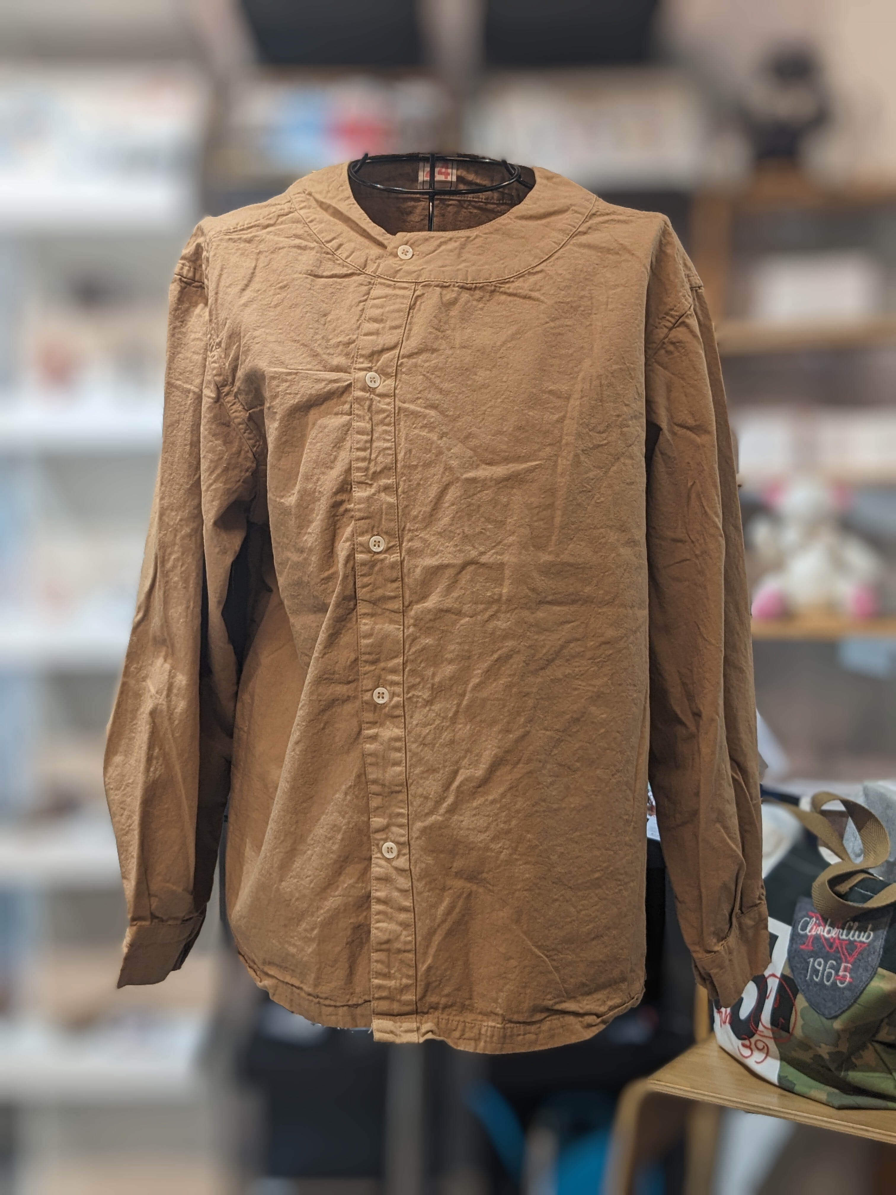 PRODUCTS】40'S French type Farmers Shirts Overdye Beige 40年代