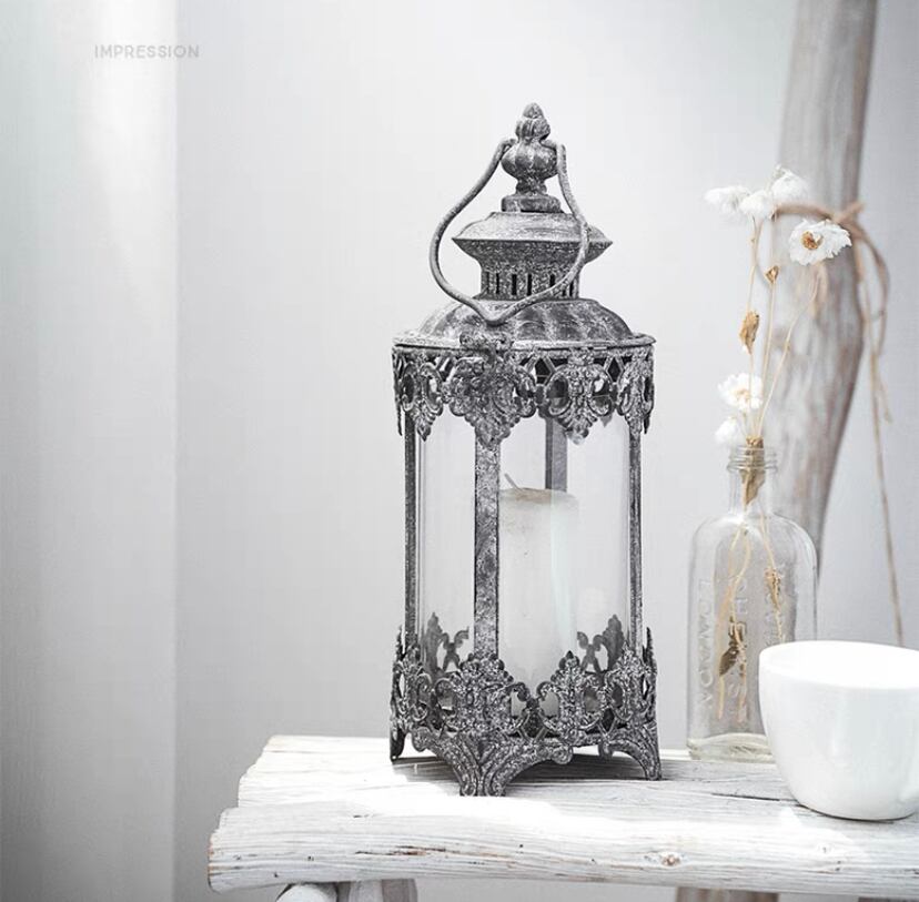 【2color】antique candle case【m193】