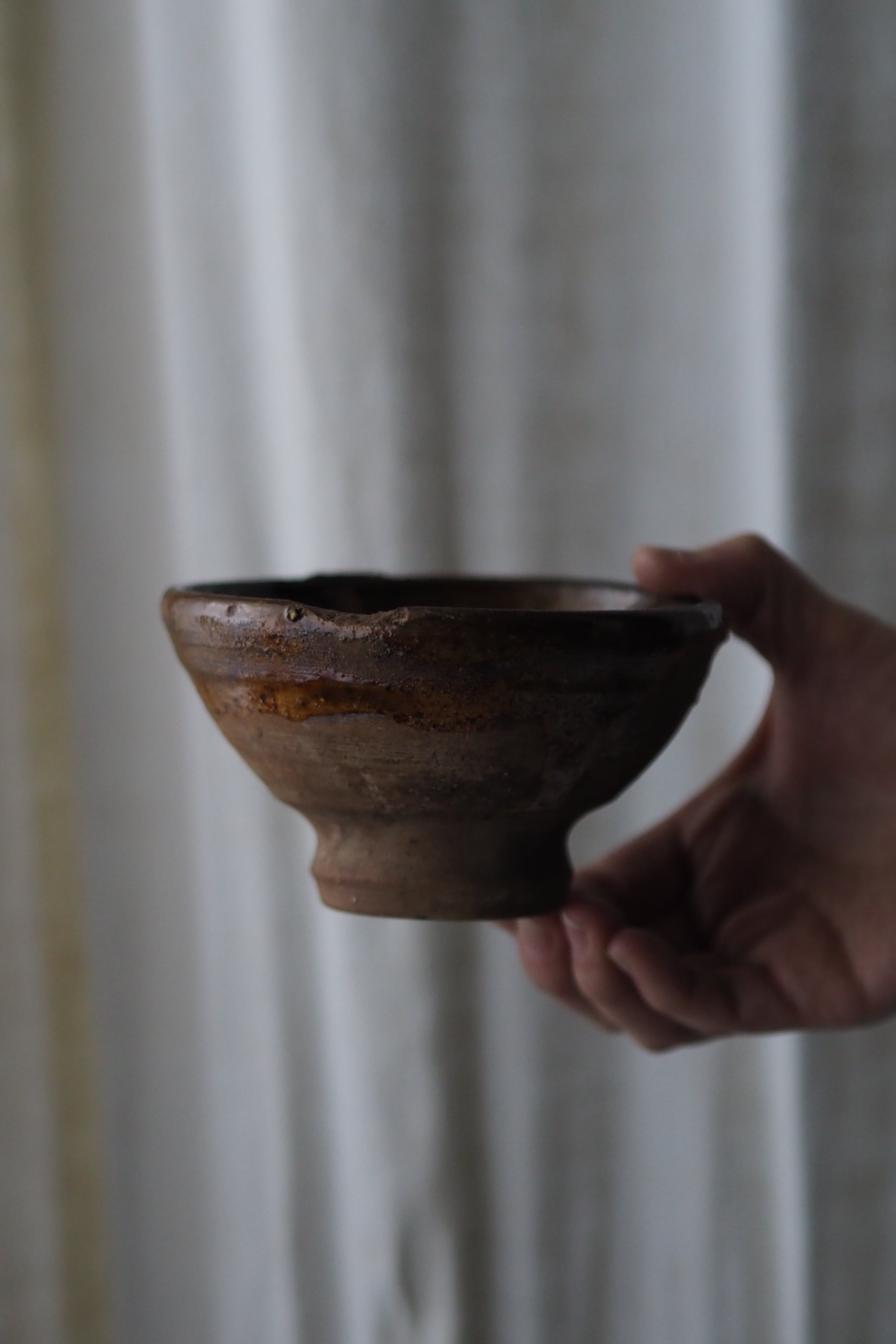 南仏の飴色陶器ボウル-antique pottery bowl | アンティーク