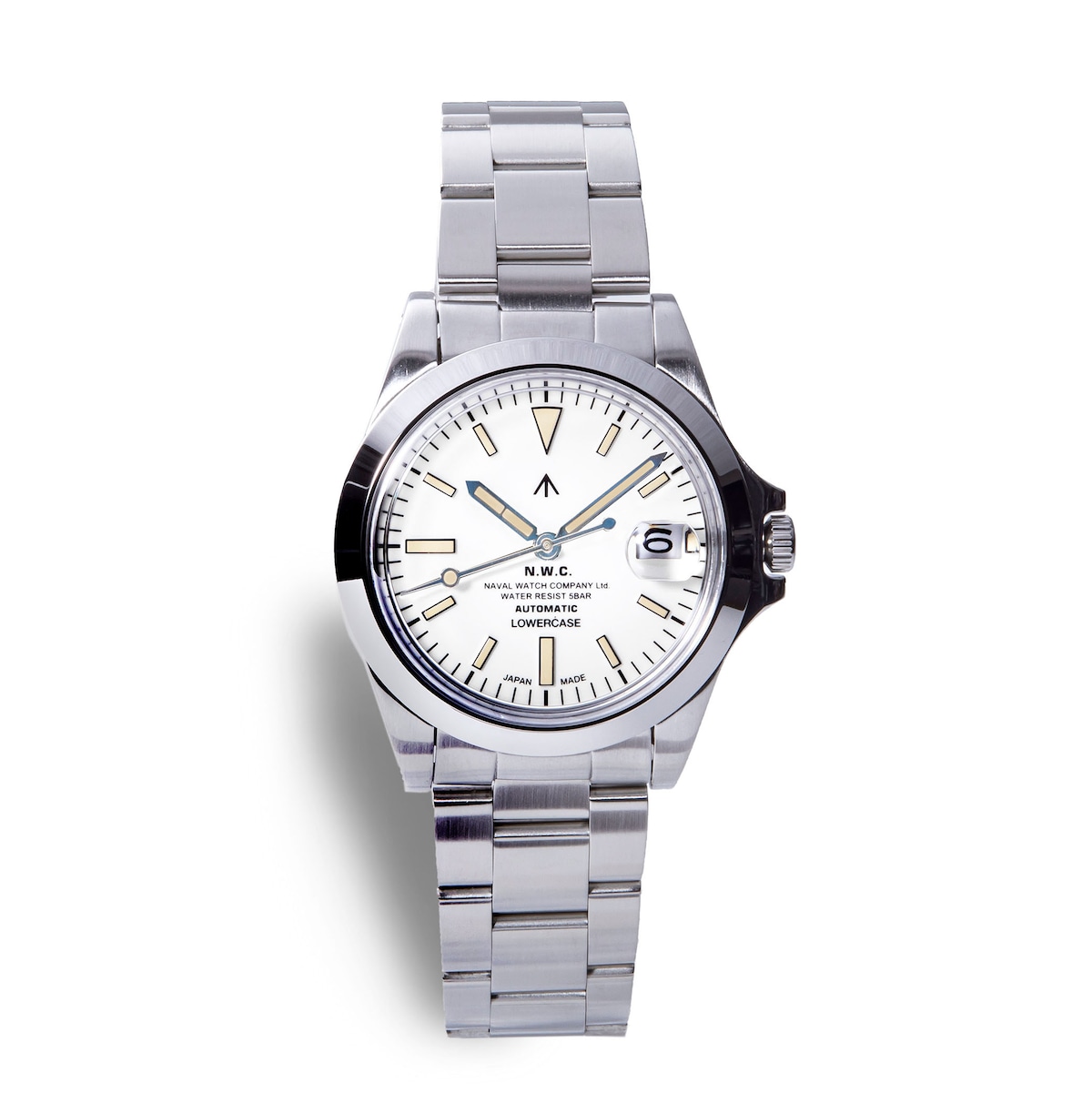 Naval Watch Produced By LOWERCASE FRXA017 White Mechanical S/S 3 
