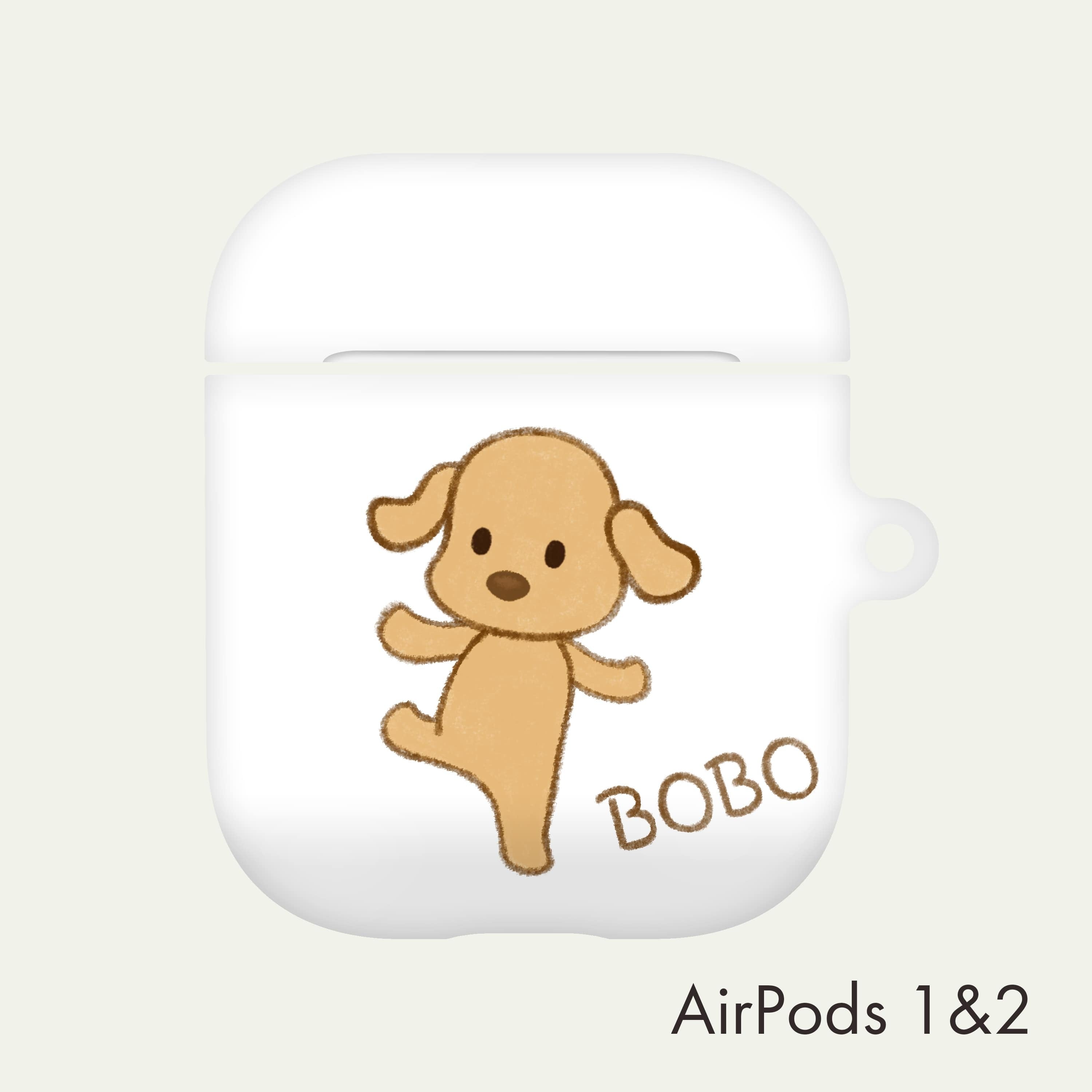 韓国 Airpodsケース Lora 可愛い ほのぼの 動物 イラスト デザイナーズ エアーポッズ 第1 2世代用 カバー いぬ Lr02 韓国スマホケース専門店 Korean Case
