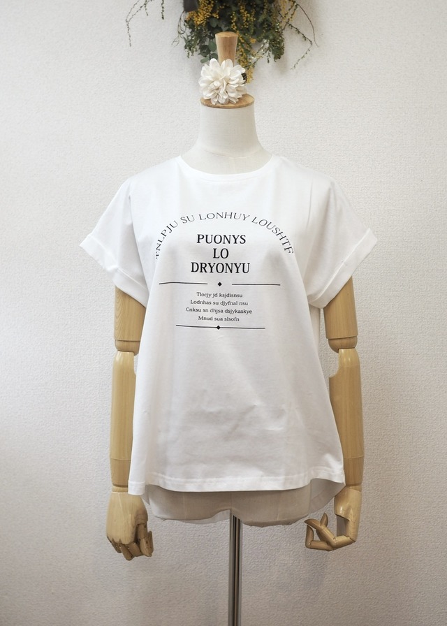 ロゴTシャツ <ホワイト>